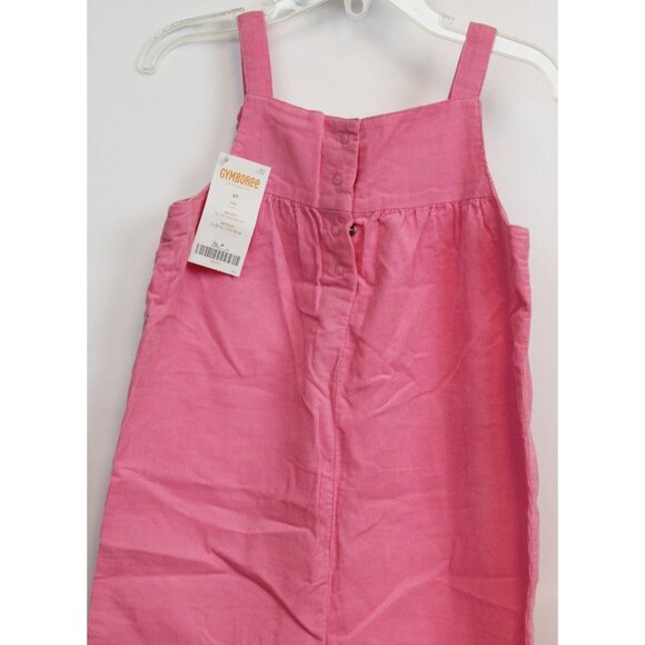 NWT 2011 Gymboree Cheery All the Way Pink Corduroy Overalls sz 3T Puppy Westies - Picture 6 of 8